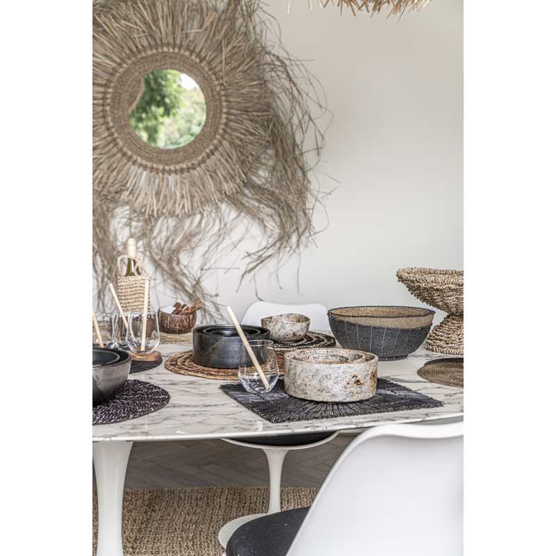 Bazar Bizar Beads Fruit Bowl, Black