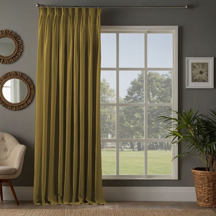 Room Darkening Single Curtain Panel