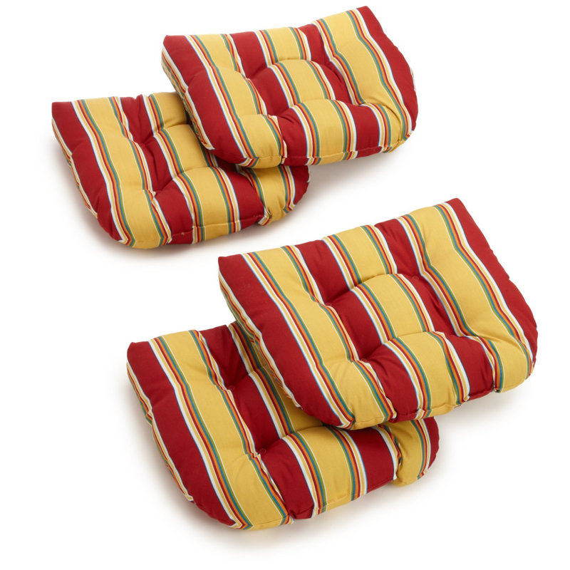 Outdoor 5'' Rocking Chair Seat Cushion, Haliwall Multi