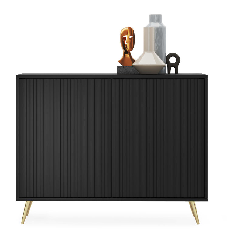 Linesville 104cm Sideboard, Black