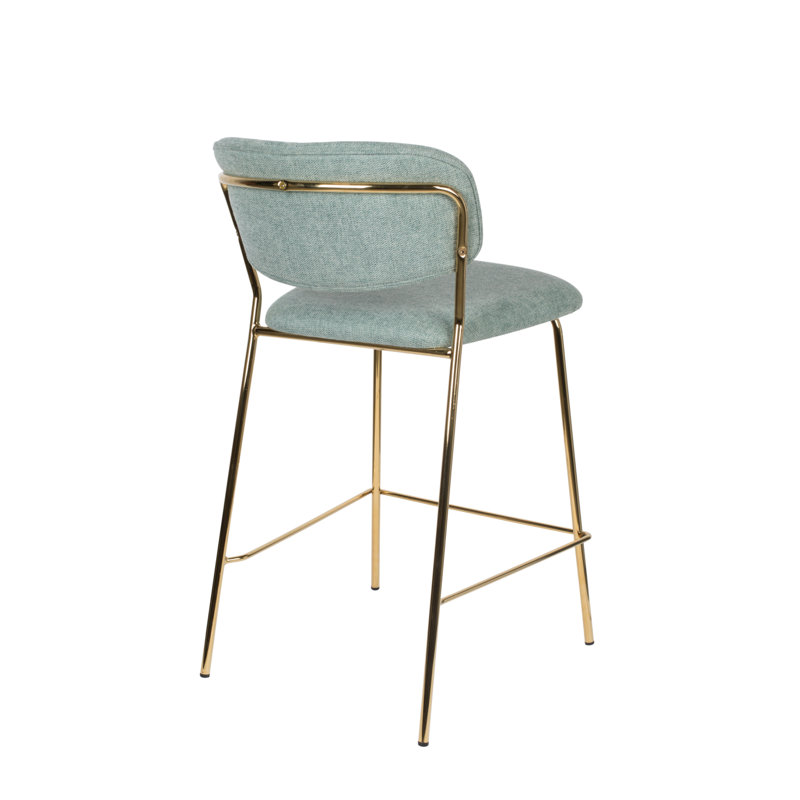 Jolien 26'' Counter Stool, Gold/Light Green, Light Green