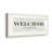 Welcome To Our Home - Matted and Framed Under Glass, Large Living Room Wall Art