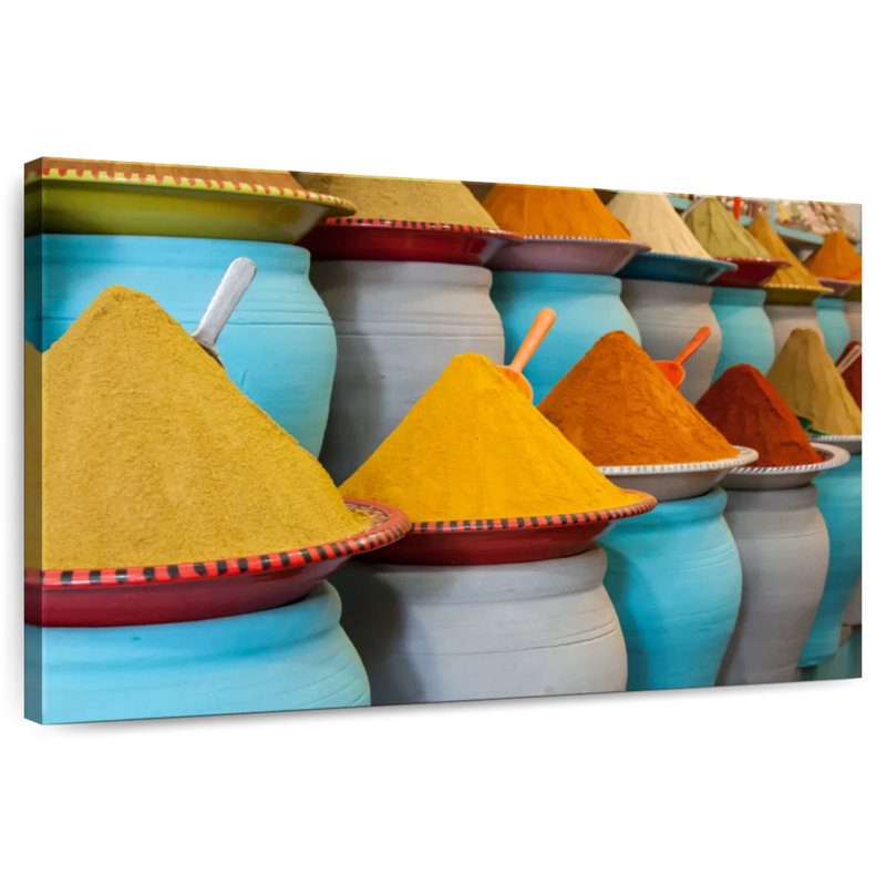 Yarlin, épices colorées vibrantes, H 34 po x l 51 po