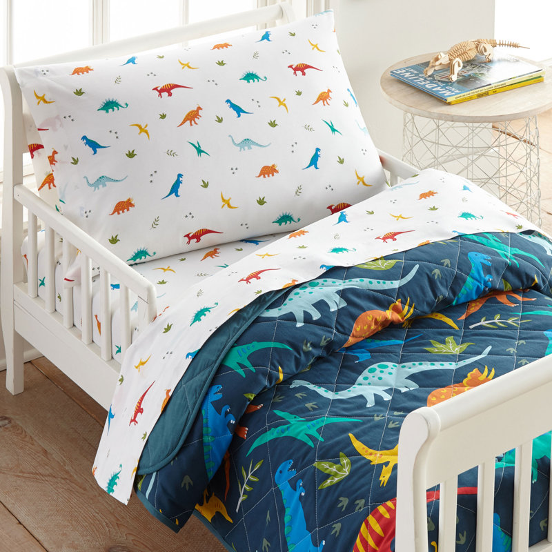 Wildkin Kids 100% Cotton Flannel Pillowcase – Soft, Breathable & Standard Size - Jurassic Dinosaurs, Standard