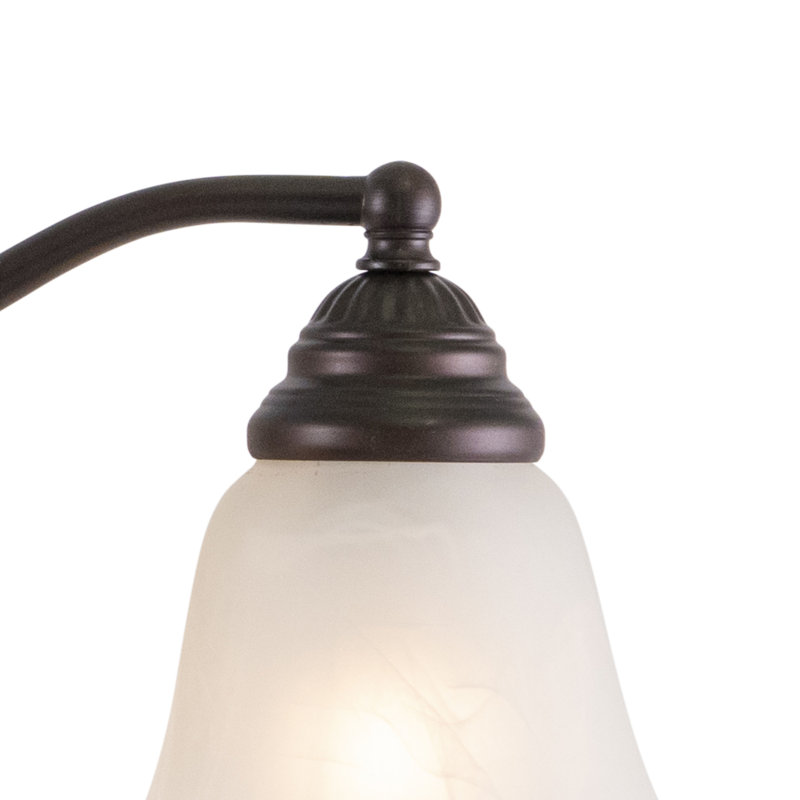 Éclairage de salle de bain à intensité variable 4 lumières Moyer, Bronze bruni huilé