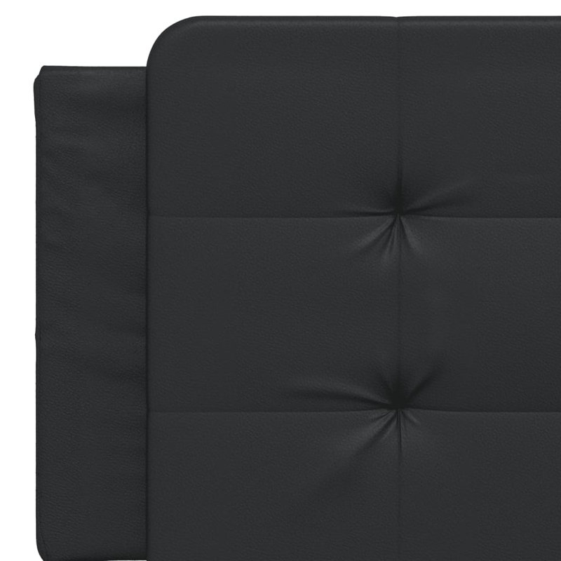 vidaXL Headboard Cushion Black, Queen, Black