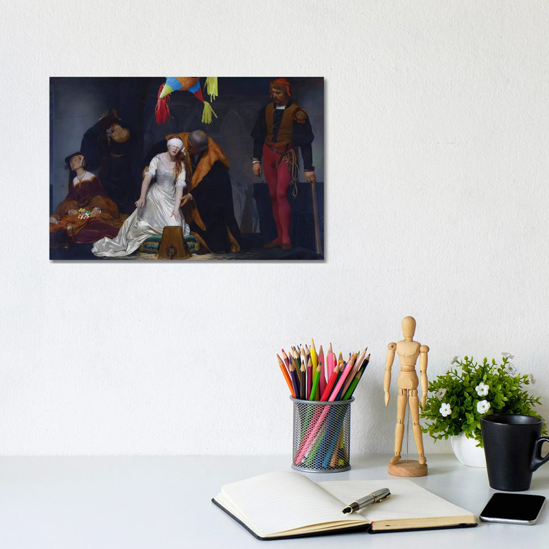 Mexican Piñata by José Luis Guerrero - 1 Piece Wrapped Canvas Wall Art, 20.32 cm H x 30.48 cm W