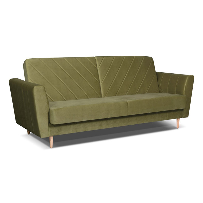 Copan 3 Seater Sofa Bed, Olive