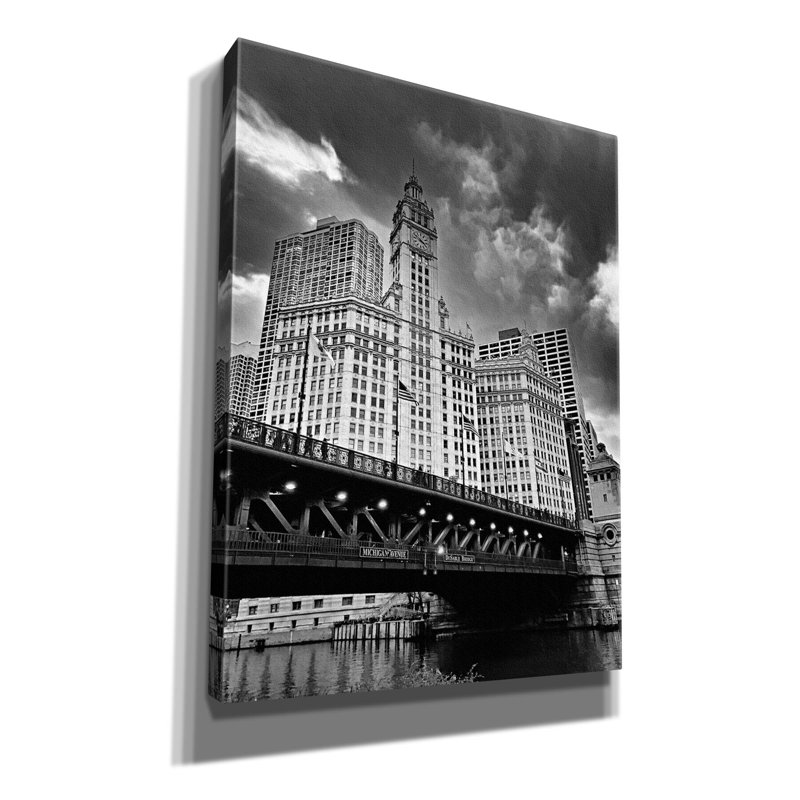 "Epic Graffiti" The Old Chicago "par Dante Plata, art mural sur toile, 12 po x 16 po, H 16 po x l 12 po
