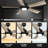48-Inch  5-Blade Smart Ceiling Fan with Light-89999356