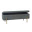 Banc de rangement tapissier