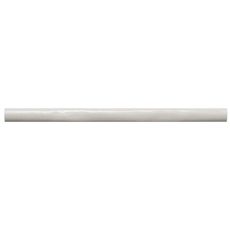 0.8'' L x 12'' W Ceramic Round Tile Trim, Porcelain