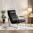 Black Faux Leather