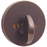 Modern Single Sided Deadbolt Polished Nickel Lifetime Finish
