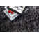 Blanc Flokati Waylon/Tapis décoratif noir
