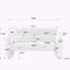 Causeuse rembourrée 59,06 po Petruna-97015709