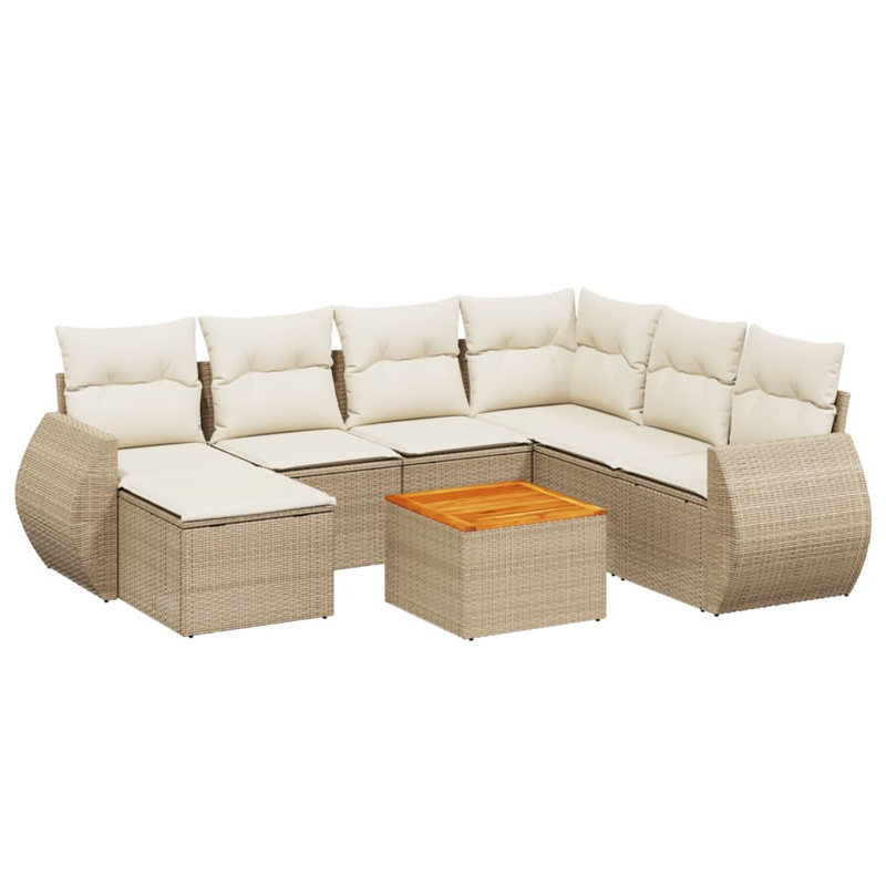 Vidaxl Garden Sofa Set Beige