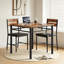 3-Piece Dining Table Set for 2 with Upholstered Chairs - Perfect for Small Spaces-107209956
