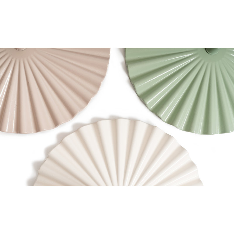 55 Steel Plastic In Ground Umbrella Base, Antique White