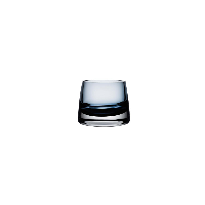 Nude Glass Joy Burgundy Lead-Free Crystal Votive Holders, Set of 2