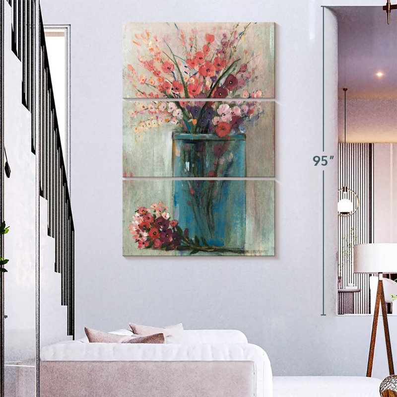 Blue Jar I, 74" H x 48" W