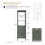 Grande armoire de rangement à linge de salle de bain 72 po avec 3 tablettes ouvertes-120613963-120234559