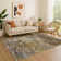 Premium Machine Washable Lubbers AMF1724 Geometric Rug