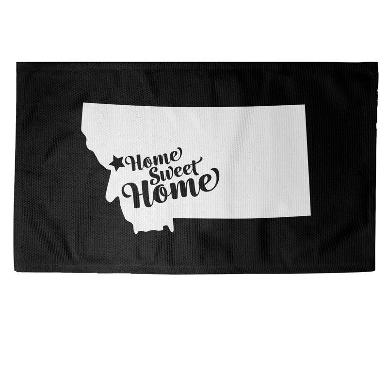 Tapis de zone noire missoula home, Rectangle 3 pi x 5 pi