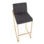 Tabouret de bar et de comptoir à dossier haut Brieon (ensemble de 2)-1094094786-1094094788-1184070464