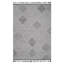 Tapis intérieur / extérieur blanc / gris 6X9 Trellis-685910884