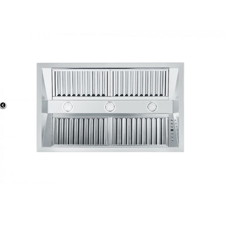 34" 700 CFM Ducted Insert Range Hood in Brushed Stainless Steel, 34"