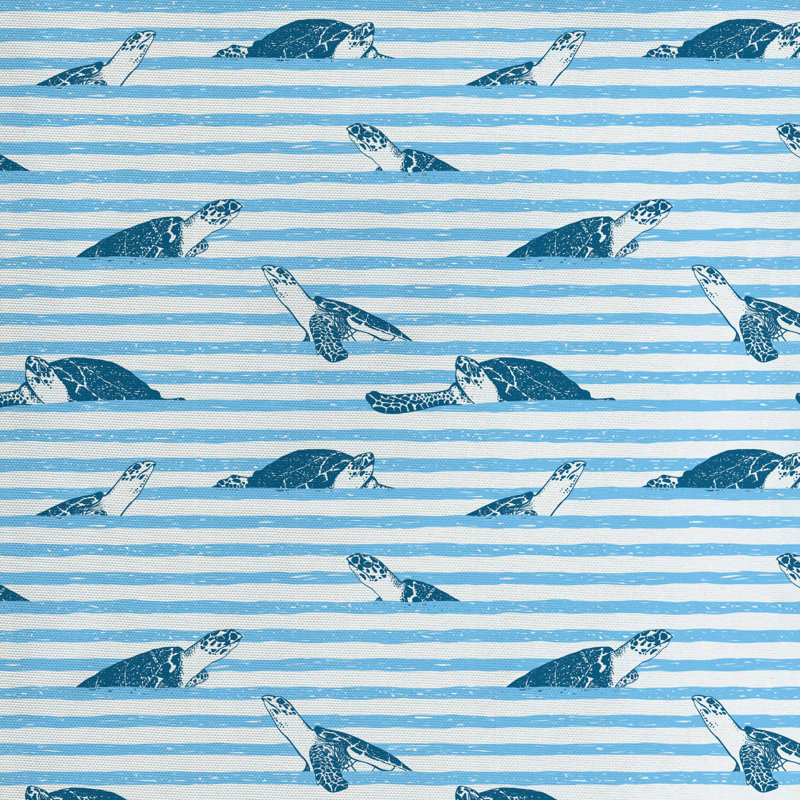 Tissu tortues, l 58 po x L 108 po