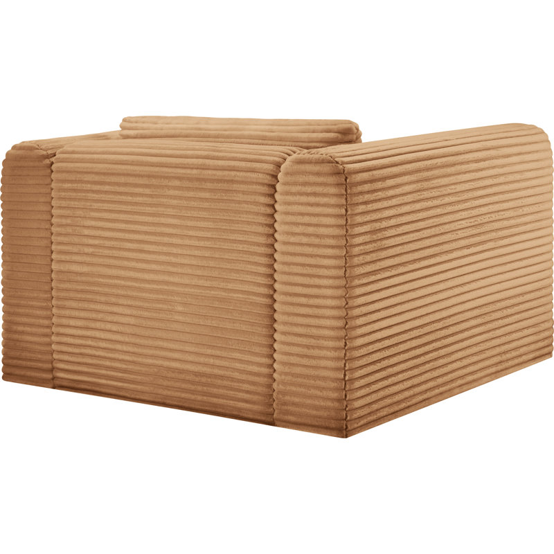 Fauteuil Carmean, Tissu velours côtelé