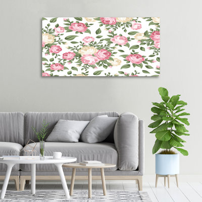 Roses - Wrapped Canvas Print