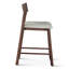 Hampton Upholstered Stool with Solid Wood Frame