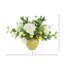 Arrangement artificiel citron et hortensia