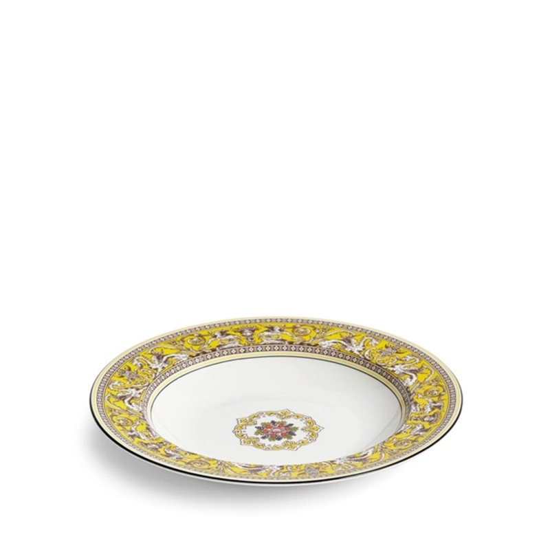 Wedgwood Florentine Colours Rim Soup 8.9In, Yellow