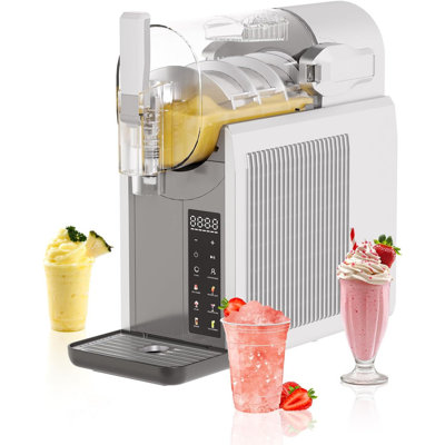 No-Ice Home Slushie Machine 68oz, Frozen Drink Maker with 6 Presets, LED Display & Auto-Clean for Margaritas Frappes Smoothies