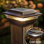 Éclairage de poteau de clôture à lumière DEL solaire en aluminium 4 po x 4 po avec adaptateur de base inclus Imperial-78608414-138749357