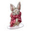 Lapin au point de croix sur une base en plastique FLX-006