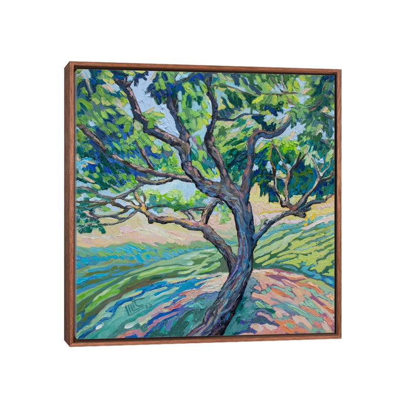 An Apricot Tree, 93.98 cm H x 93.98 cm W x 4.445 cm D, Classic Wood