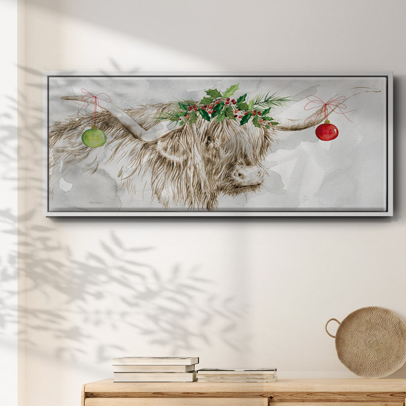 Highland Holidays- Framed Canvas