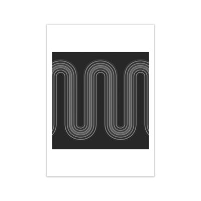 Black And White Line Art - Print