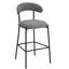 Tabourets de bar confortables à hauteur de comptoir avec housse en tissu élégant et base stable pour îlot de cuisine-971434274