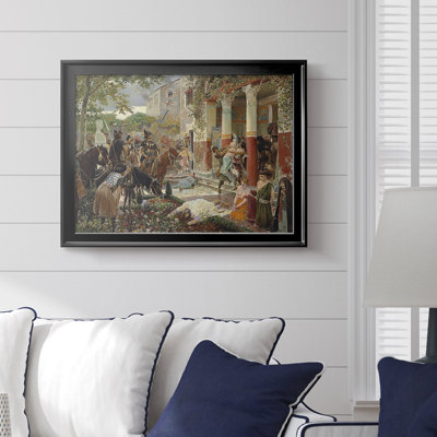 The Emperor Vitellius Dragged through the Streets of Rome by the People-Georges-Antoine Rochegrosse-Framed Gallery Wrapped Canvas-1883