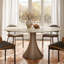 Ensemble repas en pierre Travertine Texture 4/6/8 - personne-134090760-134090756-134090761