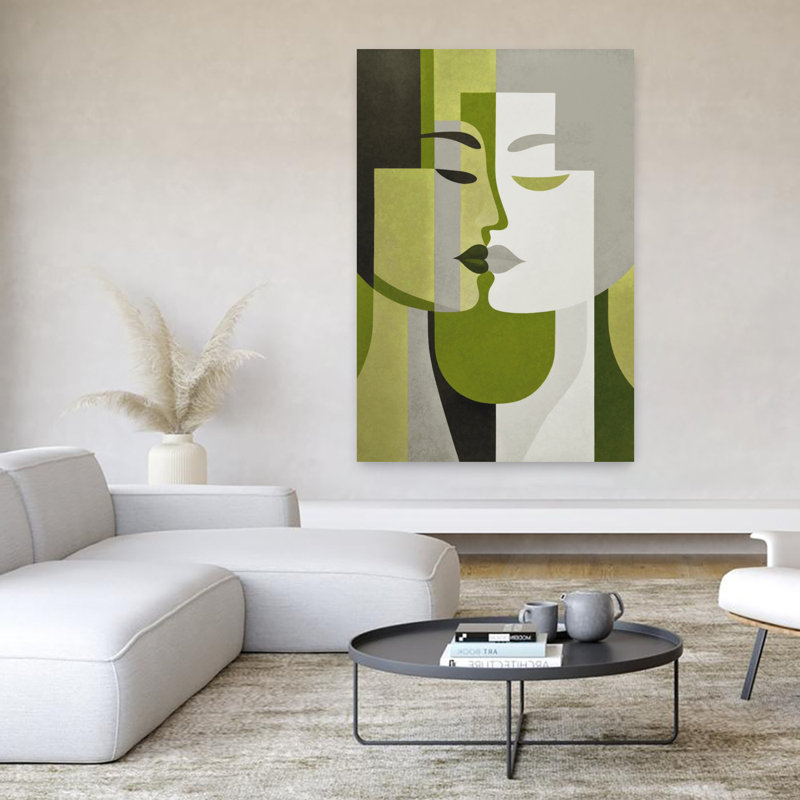 Art contemporain contemporain abstrait, H 60 po x l 40 po