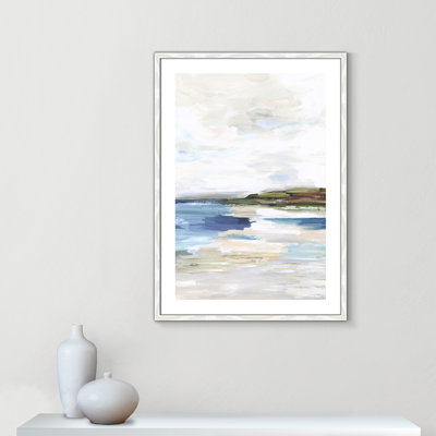 Terres lointaines I - Cadre photo, reproduction d'art sur papier