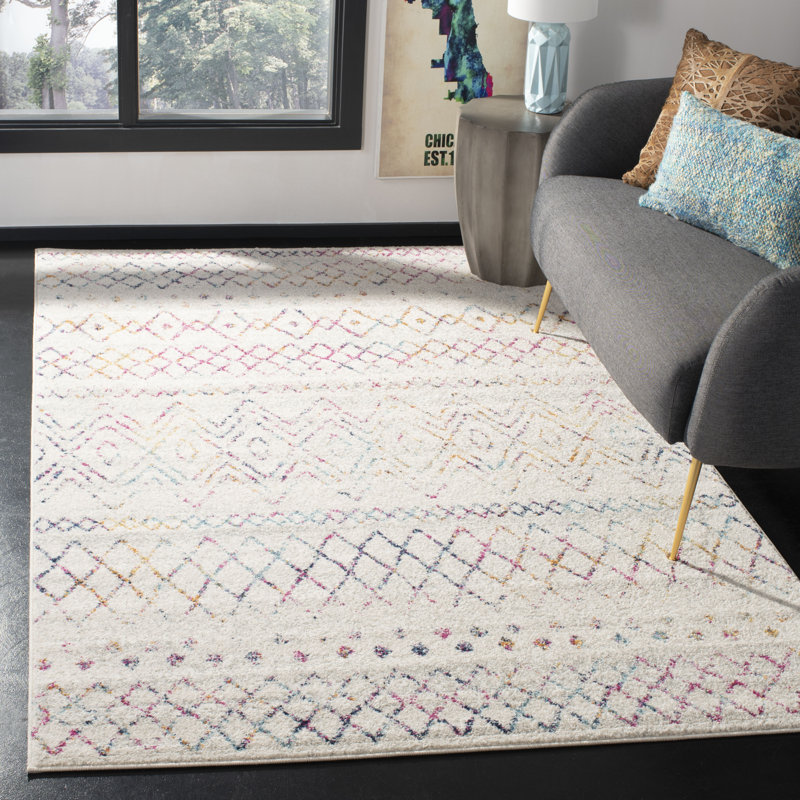 Desma Power Loom Ivory Rug, Rectangle 201 x 279 cm