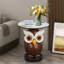 Table d'appoint hibou